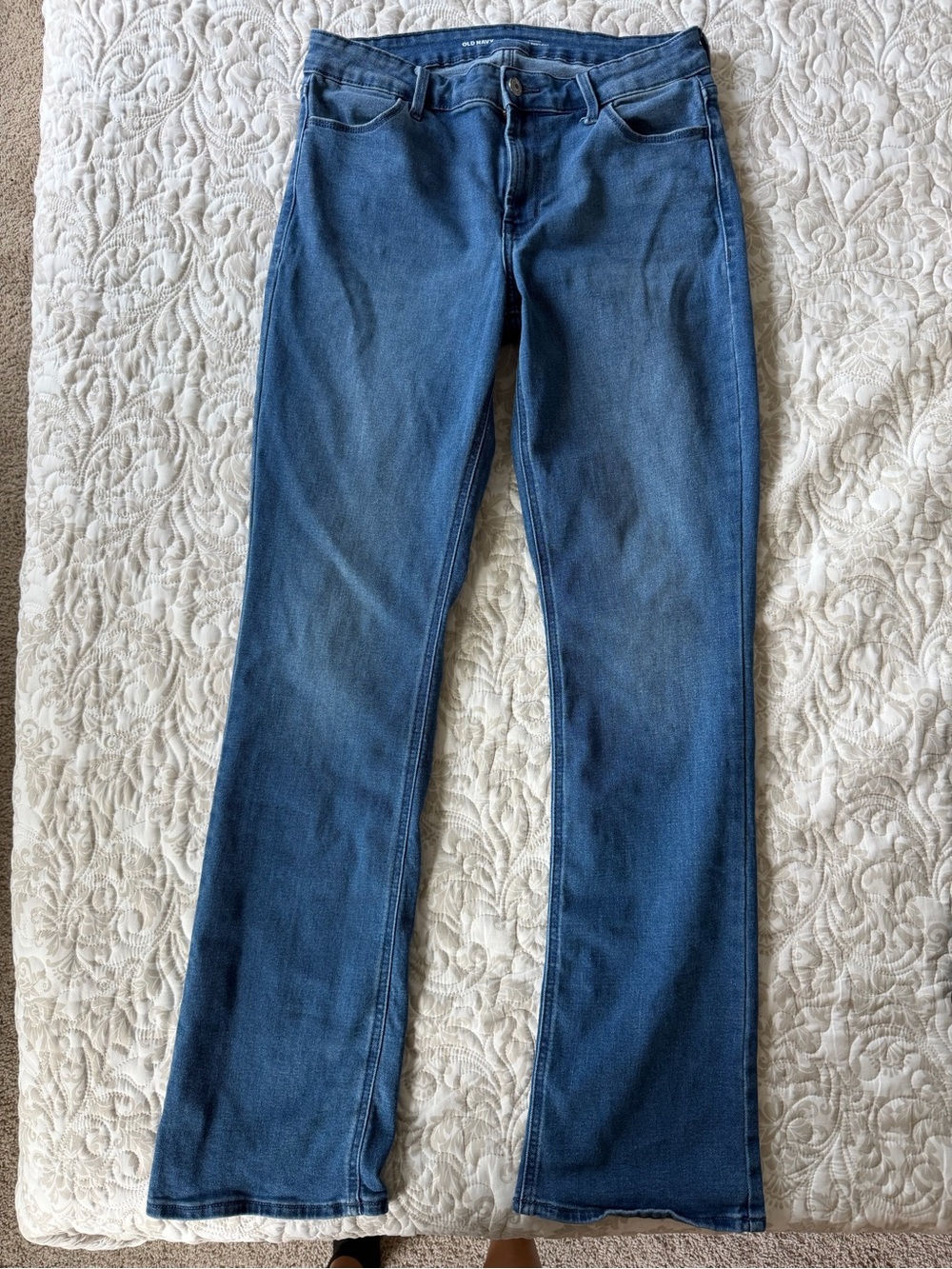 Old Navy Women's Blue Flare Jeans